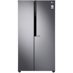 LG GC-B247KQDV Refrigerator, Side by Side, 613L – Silver