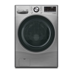 LG F0L9DGP2S Front Load Washer Dryer, 15/8 KG - Silver
