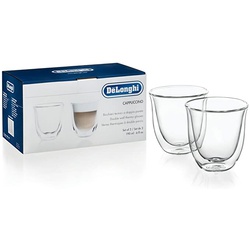 Delonghi DLSC311 Espresso Glass 2Piece Set Double walled -190ml