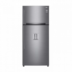 LG GL-F602HLHU Refrigerator, Top Mount Freezer - 410L