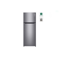 LG GN-C262SLBN Refrigerator, Top Mount Freezer, 225L - Silver