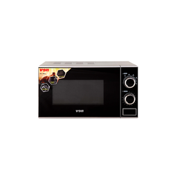 Von VAMS-20MGS Microwave Oven, Solo, 20L Mechanical - Silver