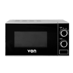 Von VAMS-20MGS Microwave Oven Solo 20L - Silver