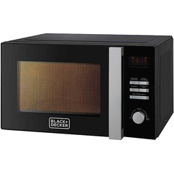 Black&Decker  MZ2800PG  Microwave Oven Grill 20L - Silver