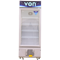 Von VASC15DAG Vertical Cooler, 158L - Grey